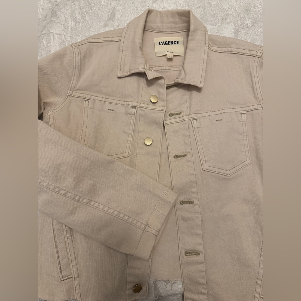 L’Agence Cotton Blend Jacket